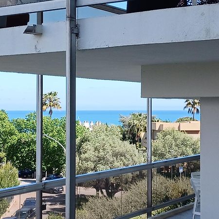 Juan Les Pins Tanit Studio Climatise Vue Sur Mer Piscine Antibes Exterior photo